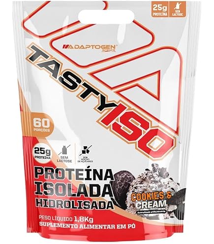 Tasty Iso 1.800g Refil Sabor: Cookies & Cream – Adaptogen | Whey