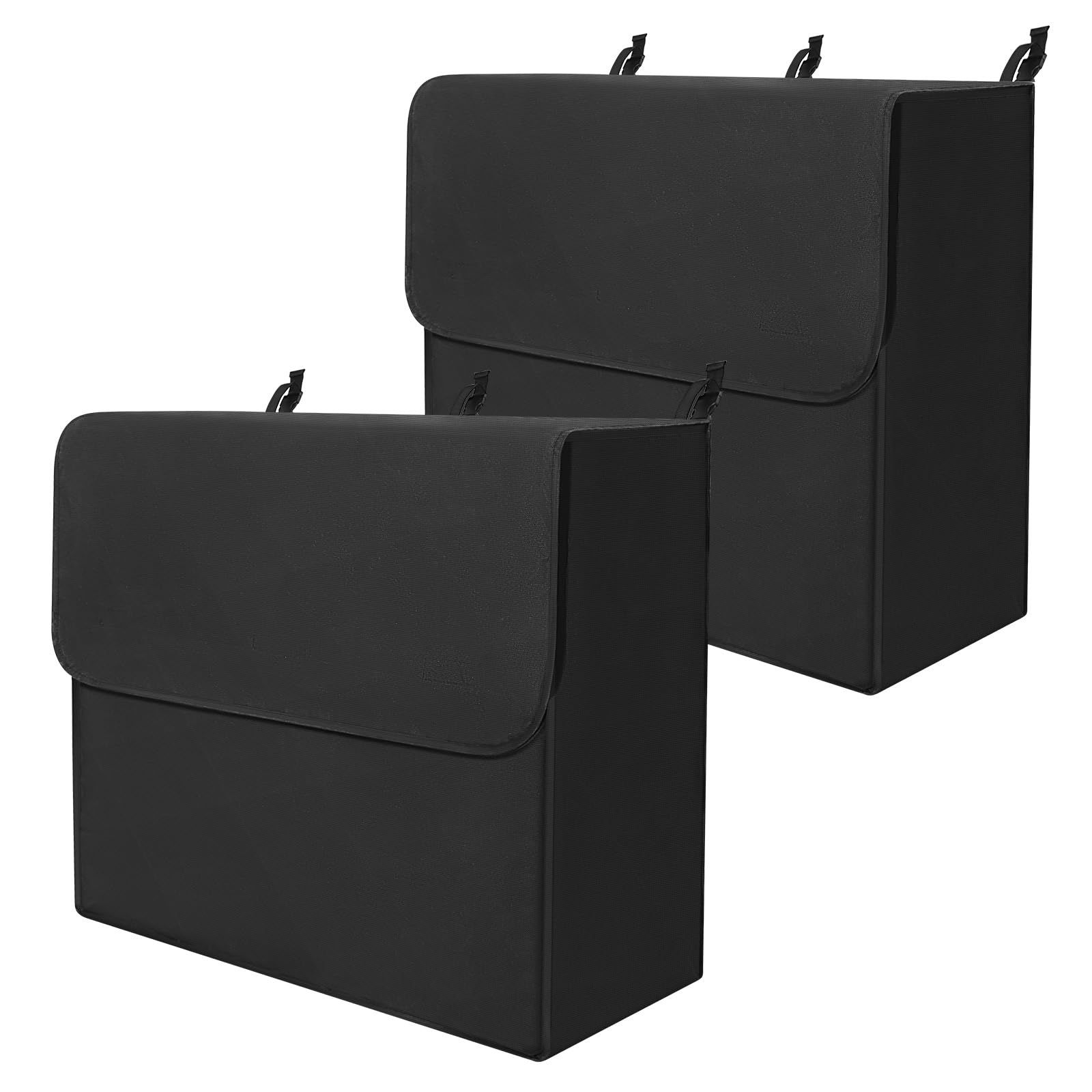 Photo 1 of GliCraft 2 Pcs Black Horse Blanket Storage Bag 600D Oxford Fabric 24 x 20 x 9 in Waterproof Dust-Proof Hanging Stall Front Storage Bag Horse Stall Blanket Holder Accessories Organizer