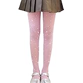 LOLANTA Girls Sparkle Tights 2 Pack Fishnet Rhinestone Stockings for Kids Glitter Shimmer Mesh Pantyhose