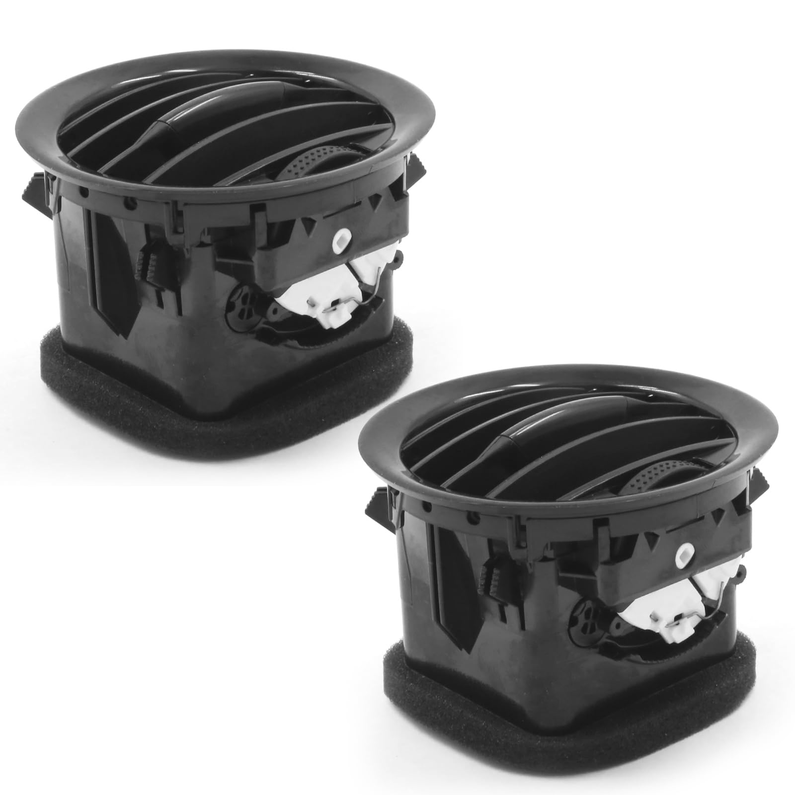 Hoypeyfiy 2 Pcs 13180765 Air Nozzle Ventilation Vent, Interior Air Vent Nozzle Grille Kit, Replacement for Vauxhall Replacement for Opel Adam 1.0 2014-2018 Corsa D S07 2006-2014, 13180868