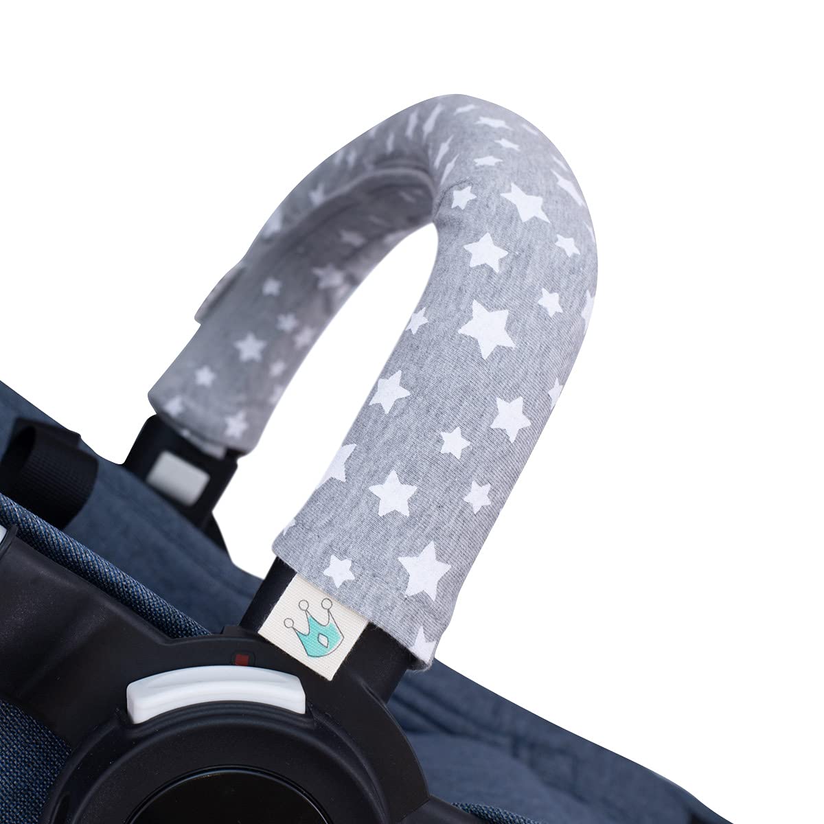 JYOKO Kids Covers Handle, Covers Railing for Stroller (White Star, Individual) — image 1