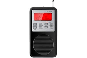 CHKENONO Spirit Box for Ghost Hunting – Paranormal Investigation Device with AM/FM Sweep, EMF Detection, EVP Recorder, Temperature Sensor & Backlit Display – Real-Time Spirit Communication Tool - Black