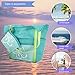Summer Tote Bag Set by Rayan Deluxe – Medium Size Mesh and Waterproof Neoprene Swimming Bag – Travel Beach Bag with Zipper Pockets – Pool Bag for Women and Girls