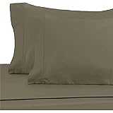 Merissa 500 Thread Count 100% Natural Cotton Pillow Cases, Beige Color, King Size, Set of 2, Long - Staple Combed Pure Natura