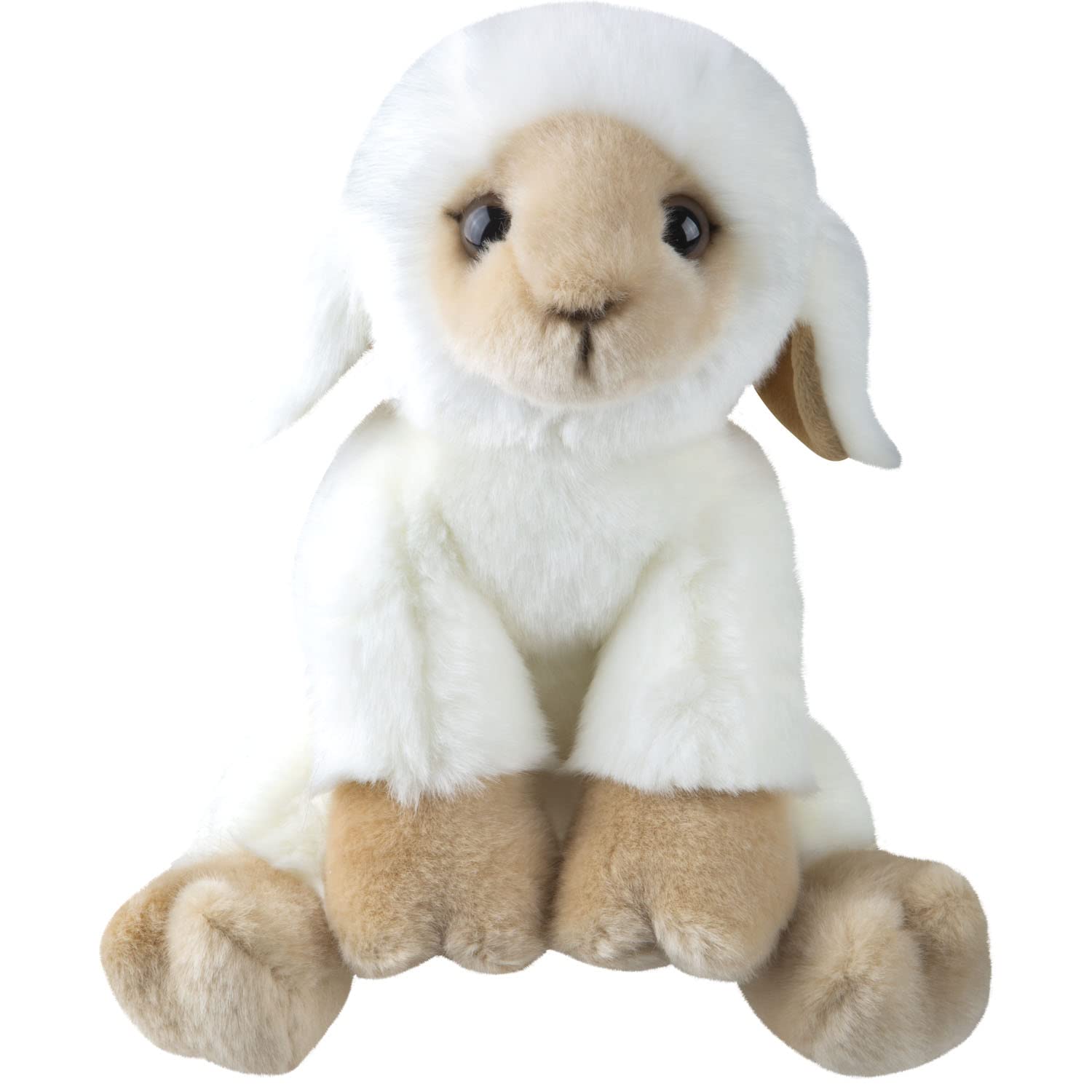 VFM e-Store - Farmyard Lamb Teddy 30cm Stuffed Animal - Super Soft Cuddly Toy Sheep - Adorable Cuddly Lamb Soft Toy for Kids - Perfect for Nursery Decor and Animal Lovers