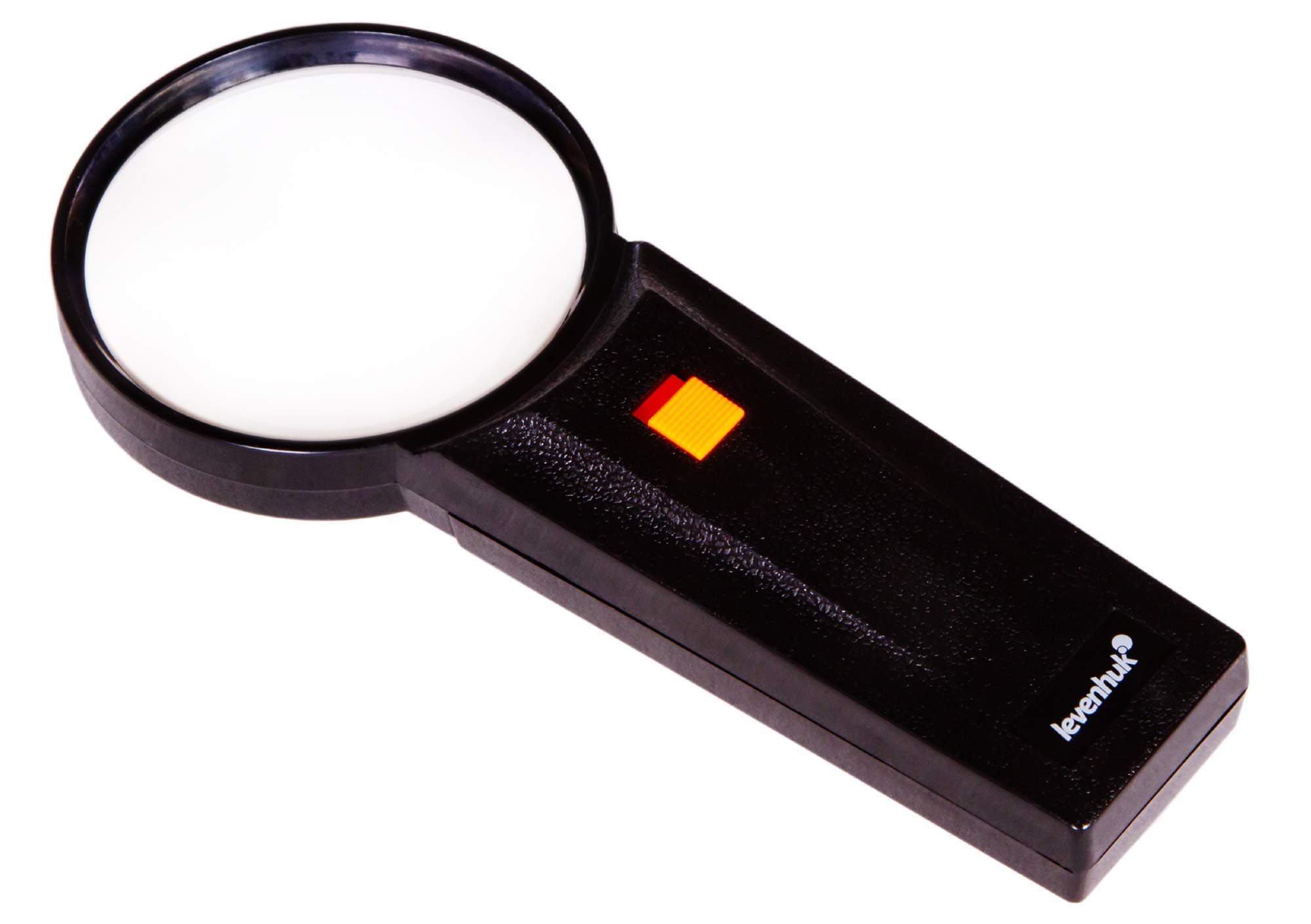 Levenhuk Zeno Handy ZH33 Compact Handheld Reading Magnifier with Light, 3x Magnification and 3 in (75 mm) Lens
