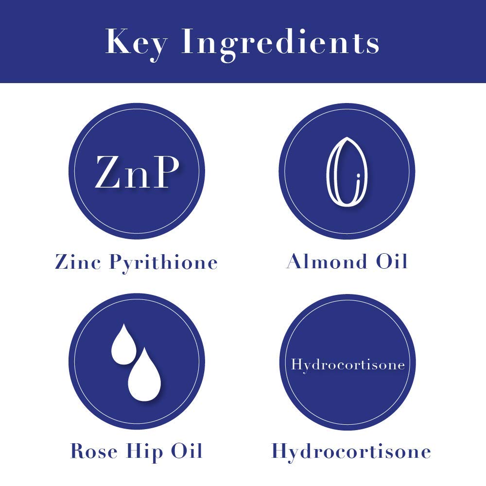 Noble Formula 1% Hydrocortisone Cream with .25% Pyrithione Zinc (Znp), 4 oz