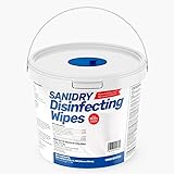 ROSMAR SaniDry Disinfecting Wipes, 300 Count, EPA Approved, Unscented, White, Nonabrasive, Multi-Surface Cleaning Wipes, for