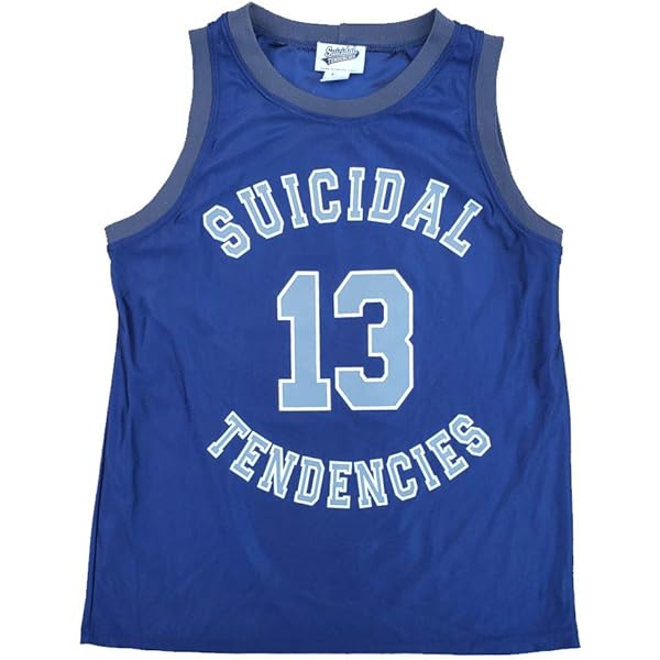 Suicidal Tendencies Official Flipskull Men Cotton Tank Navy Blue