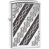 Zippo Armor High Polish Chrome Deep Carved Tribal