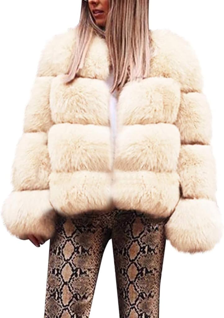 plus size fur jacket uk