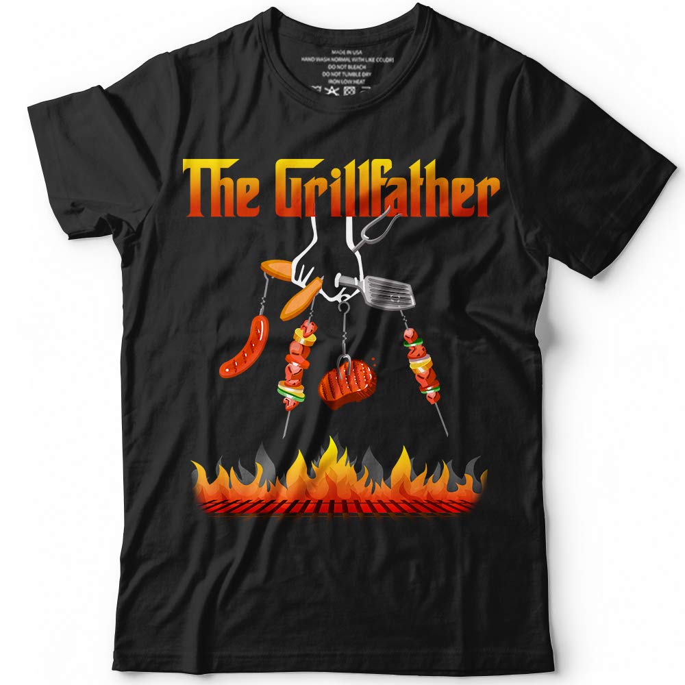 Grill Father Funny Dad Grandpa Grilling Bbq Meat Customized T Shirt
