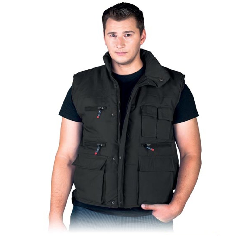 Reis Kormoranbxl Protective Bodywarmer, Black, X-Large Size