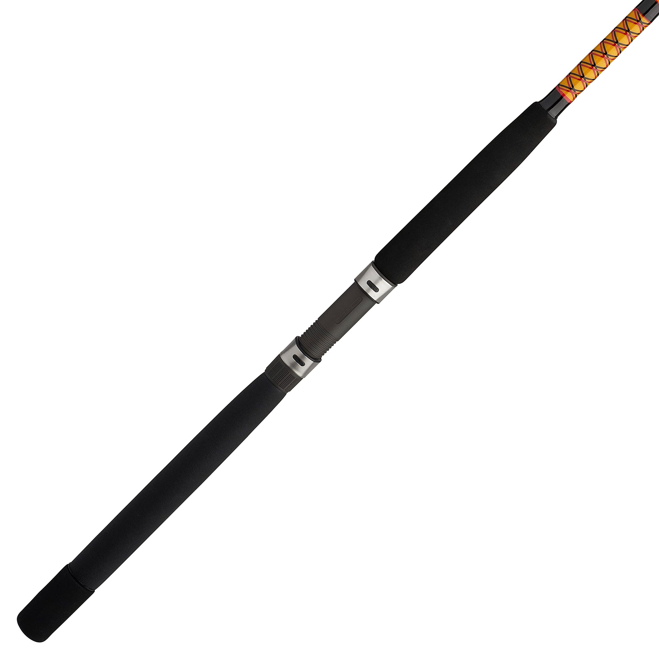 Photo 1 of ***DAMAGED -BROKEN TIP -SELLING AS IS *** Ugly Stik Bigwater Conventional Fishing Rod, Black/Red/Yellow, 7' - Medium Light - 12-20lb - 1pc