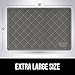 GORILLA GRIP Cat Litter Box Mat, 35x23, Water Resistant, US Designed Kitty Litter Trapping Mats, Easy to Clean, Scatter Control, Less Mess and Clean Floors, Kitten Supplies for Indoor Cats, Beige