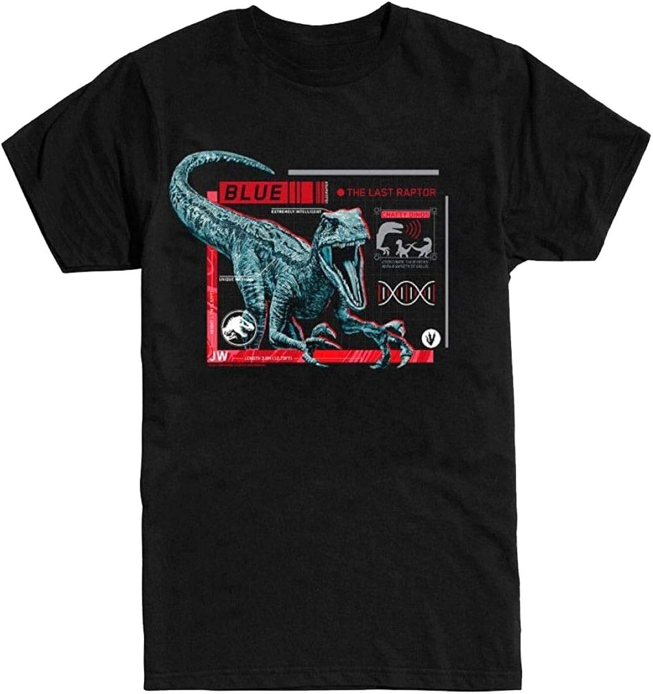 Teetrends JurassicWorldBlueTheLastRaptorTShirt Amazon.ca