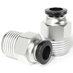 TAILONZ PNEUMATIC Male Straight 1/4 Inch Tube OD x