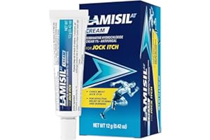 Lamisil Jock Itch Antifungal Cream | 1 Week Treatment | Clinically Proven | Fast and Effective Symptom Relief of Itching, Burning and Redness |.42 oz (12g)