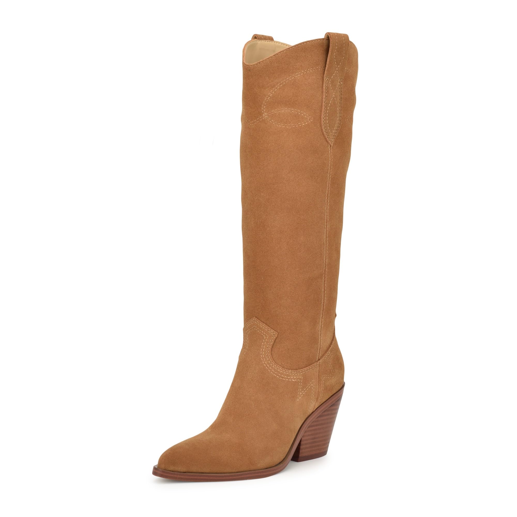 Nine West Women’s Smash Boot, Tan 101, 7.5