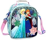 Disney Frozen Anna & Elsa Lunch Tote [Blue, Snowflakes]