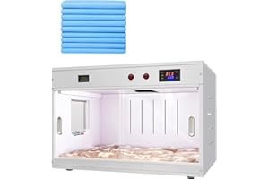 ZMGMAIBAO Large Puppy Incubator - Intelligent Constant Temperature Pet Brooder with Air-Warming Design, Suitable for Puppies, Kittens & Small Mammals