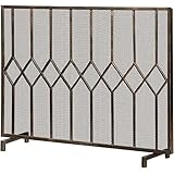 Amagabeli Fireplace Screens 38x31in Single Panel