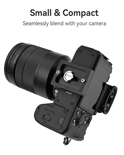 Universal QR Plate With 1/4 Inch Screw Micro Traders 2-Pack 40mm Quick Release Plates - Aluminum Alloy Camera Tripod Plate With 1/4' Screw & Anti-Slip Pad Tripod QR Plate