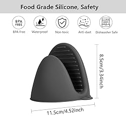 ChufanMomsil 6 Pack Mini Oven Mitts Silicone Pot