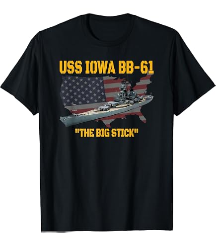 Amazon.com: USS Iowa Battleship WW2 American Warship BB-61