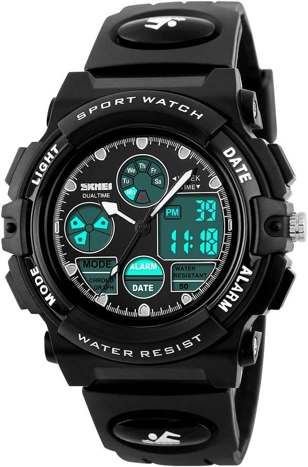 Dodosky Kids Digital Watch,Boys Sports Waterproof Led Watches with Alarm,Wrist Watch for Boys Girls Childrens, Best Gifts for Boys