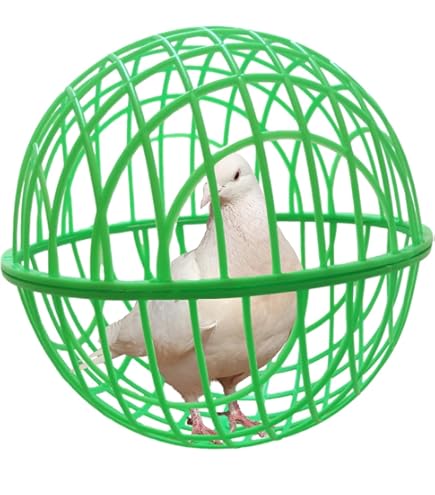 Lot De 3 Poulaillers Mobiles En Forme De Boule, Cage à Poule Ronde Enroulable Pour L'extérieur, Pigeons, Lapins, Canards, Cage à Balles De Sécurité Pour La Sécurité Des Animaux Domestiques