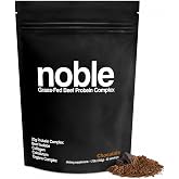 Noble All-in-One Chocolate Protein Powder, 21g Grass-Fed Beef Protein &amp; Collagen, Colostrum &amp; Organ Blend, Whey-Free, Seed Oil-Free, Zero-Carb, 30 Servings (1.75lbs)