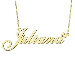 BYBWBL Juliana Name Pendant Necklace 18k Gold