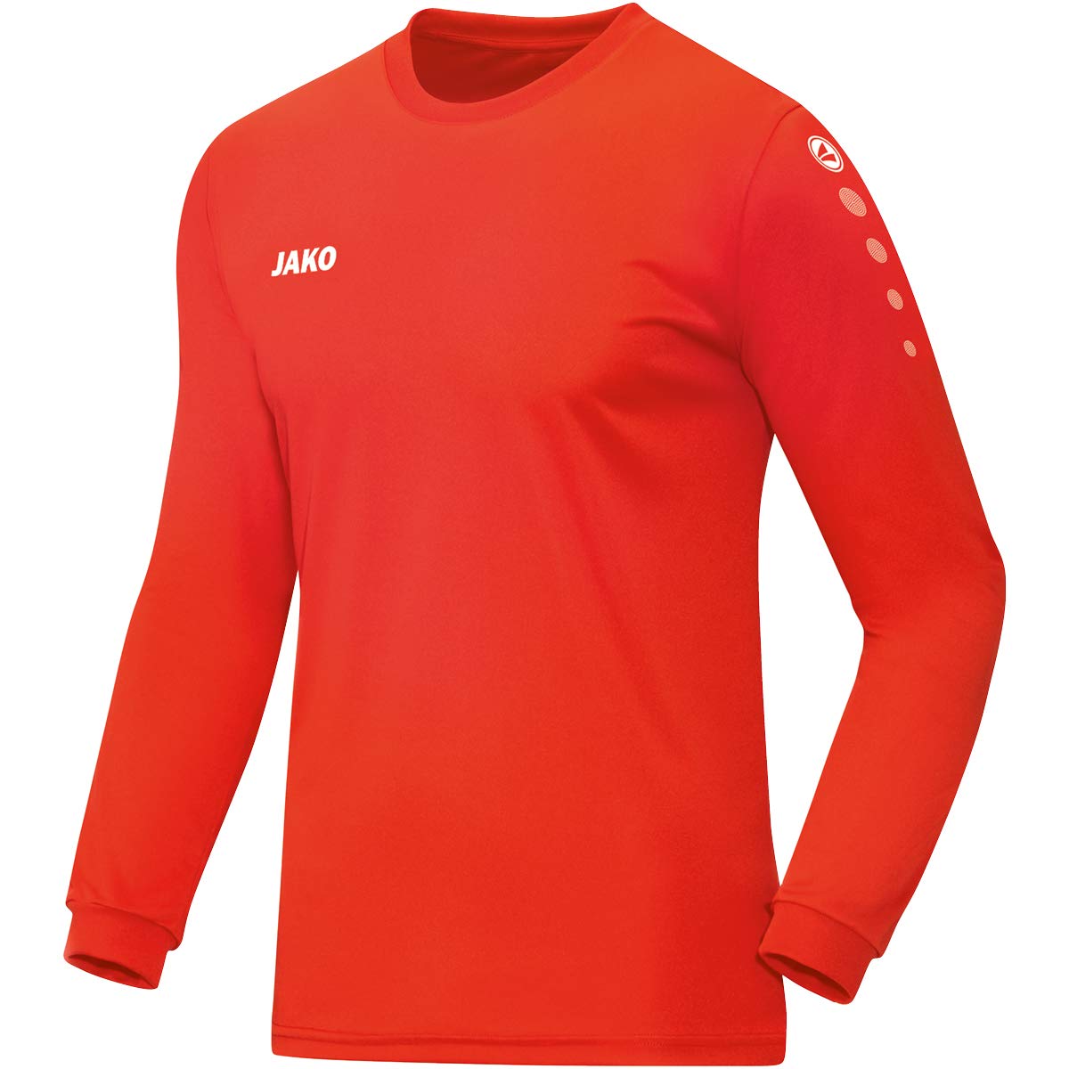 Jako Trikot Team LA, Men's Long Sleeve Football T-Shirt, Flame, Medium (Manufacturer size: Large)