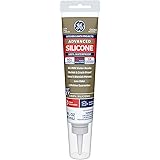 GE Sealants & Adhesives GE284 Advanced Silicone 2 Kitchen & Bath Sealant, 2.8oz, Clear