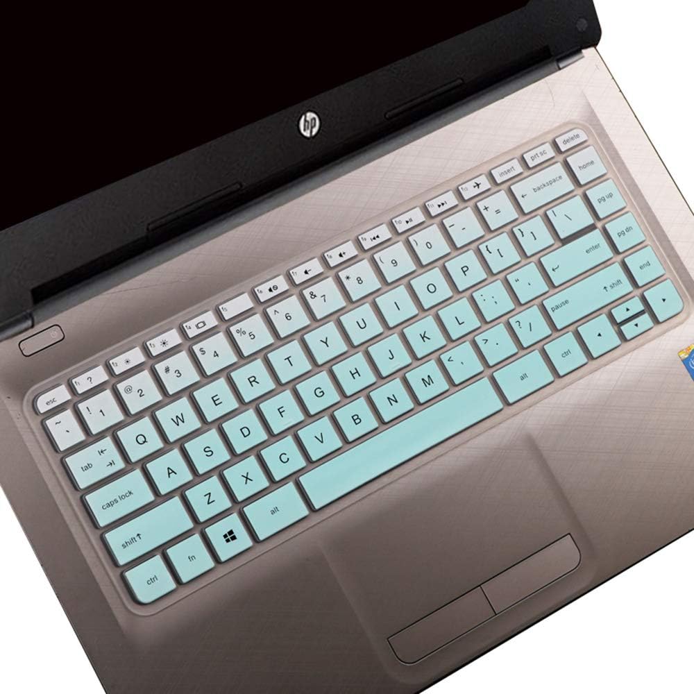 Keyboard Cover Design for 2018 2017 HP Stream 14 Inch |HP Stream 14 Inch Laptop |14 Inch HP Pavilion 14-ab 14-ac 14-ad 14-al 14-an Series-Mint Green