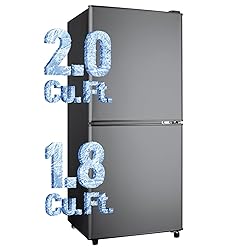 Anypro Fridge with Bottom Freezer and Drawer, 4.0