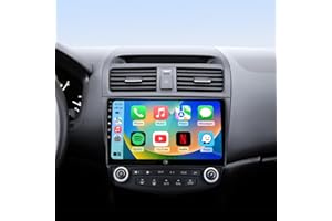 RUICAR 10.2'' Car Radio Stereo for Honda Accord 7th 2003 2004 2005 2006 2007 2+64G/5G WiFi/IPS HD Touch Screen/Wireless CarPlay/Android Auto/GPS FM/SWC Bluetooth/1080P Backup Camera