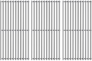 Votenli S6599C (3-Pack) 18 1/8 inch Stainless Steel Cooking Grid Grates Replacement for Select Gas Grill Models by Charbroil 463224912, 463231711, 463247209, 463247310, 463247512, 463248208, 463262812