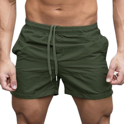 mens above the knee gym shorts