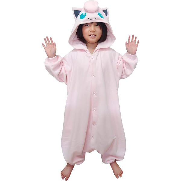 SAZAC Official Pokémon Eevee Kigurumi Onesie - Kids Costume & Pajamas For 5-9 Year Olds (130cm)