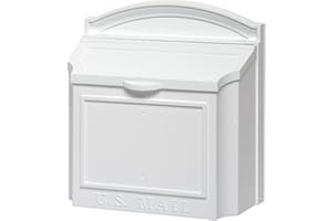 Whitehall Products 16139 Wall Mailbox, White