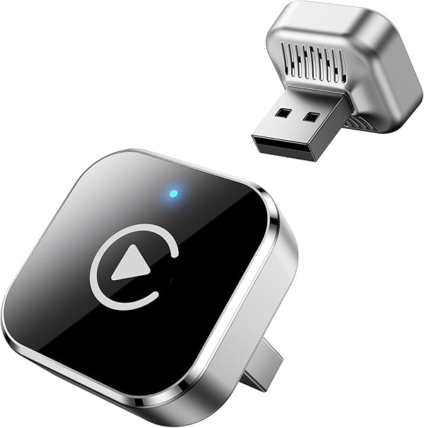 Wireless CarPlay & Android Auto Adapter, Kabellos statt Kabel, Plug & Play Dongle, Ultra Stabile & Schnelle Verbindung, Kein Kabelsalat, Für iPhone & Android, Kompatibel mit Autos ab 2016