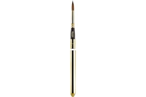 Escoda Reserva 1214 Series Artist Watercolor Short Handle Paint Brush, Size 8, Travel Round