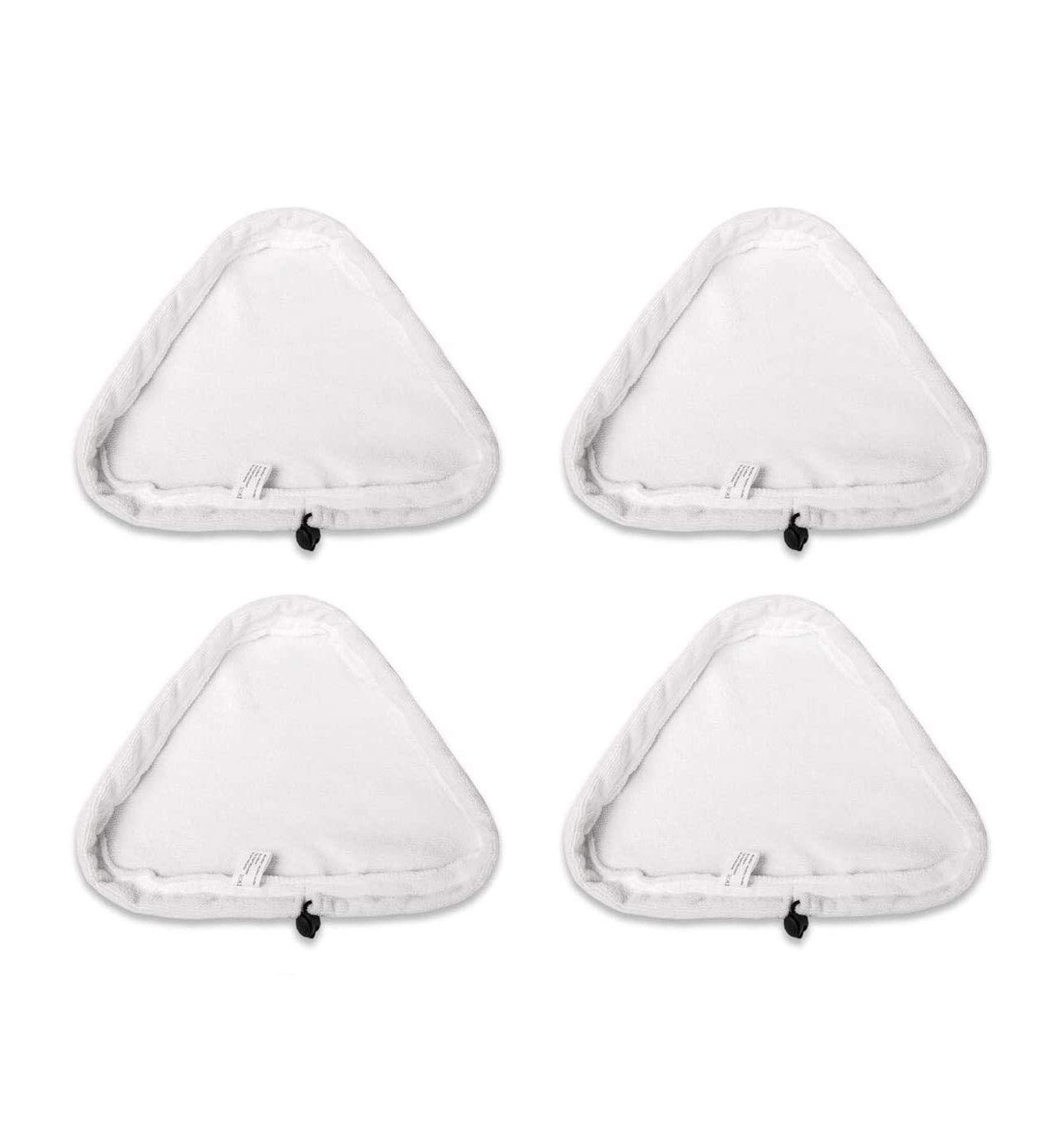 MALAYAS Set of 4 Washable Triangular Microfiber Cleaning Pad Cover for Vax S1S2 and X5 Steam Mops