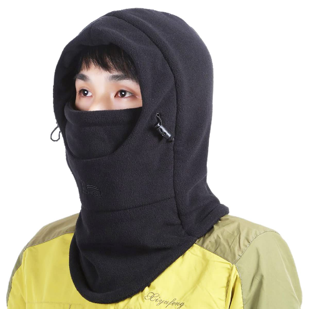 TRIWONDER Balaclava Fleece Winter Hat Windproof Thermal Ski Mask Neck Warmer Face Cover Hat for Men Women Motocycle Skiing (Black)