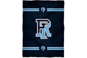 Vive La Fete College Blanket, Officially Licensed Rhode Island Rams, Warm & Lightweight Throw Measuring 40" X 58" from