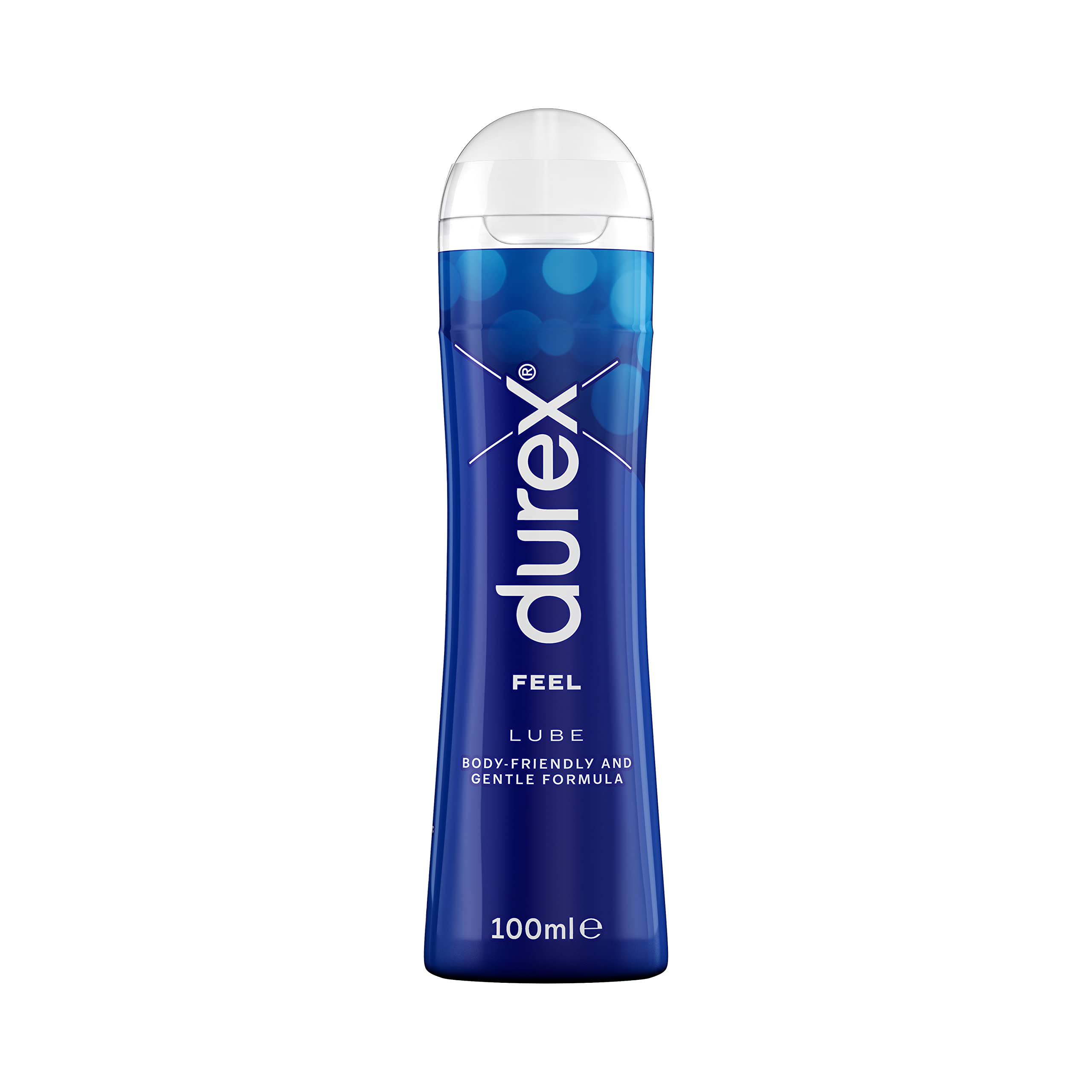 Durex Play Feel Water Based Lube, 100ml, Gentle, pH Friendly, Non Sticky, Non Staining, Unflavoured, Condom & Toy Compatible, Smooth Texture, Clinically Tested