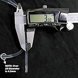 10' 3mm Fiber Optic Solid Core Side Glow Cable Core Diameter 3.0mm Overall Diameter 4.5mm