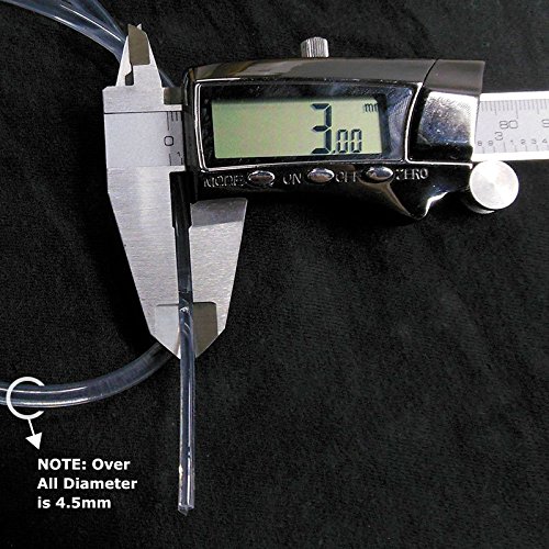 10' 3mm Fiber Optic Solid Core Side Glow Cable Core Diameter 3.0mm Overall Diameter 4.5mm